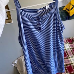 Cute Striped Navy Tank Top